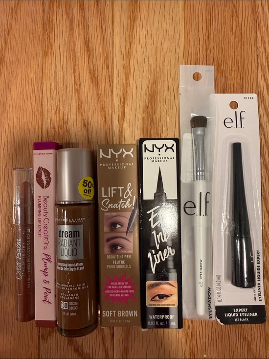 ELF Other - Assorted Women’s Makeup Bundle Set– Face Eyes & brows by NYX, e.l.f., Maybelline